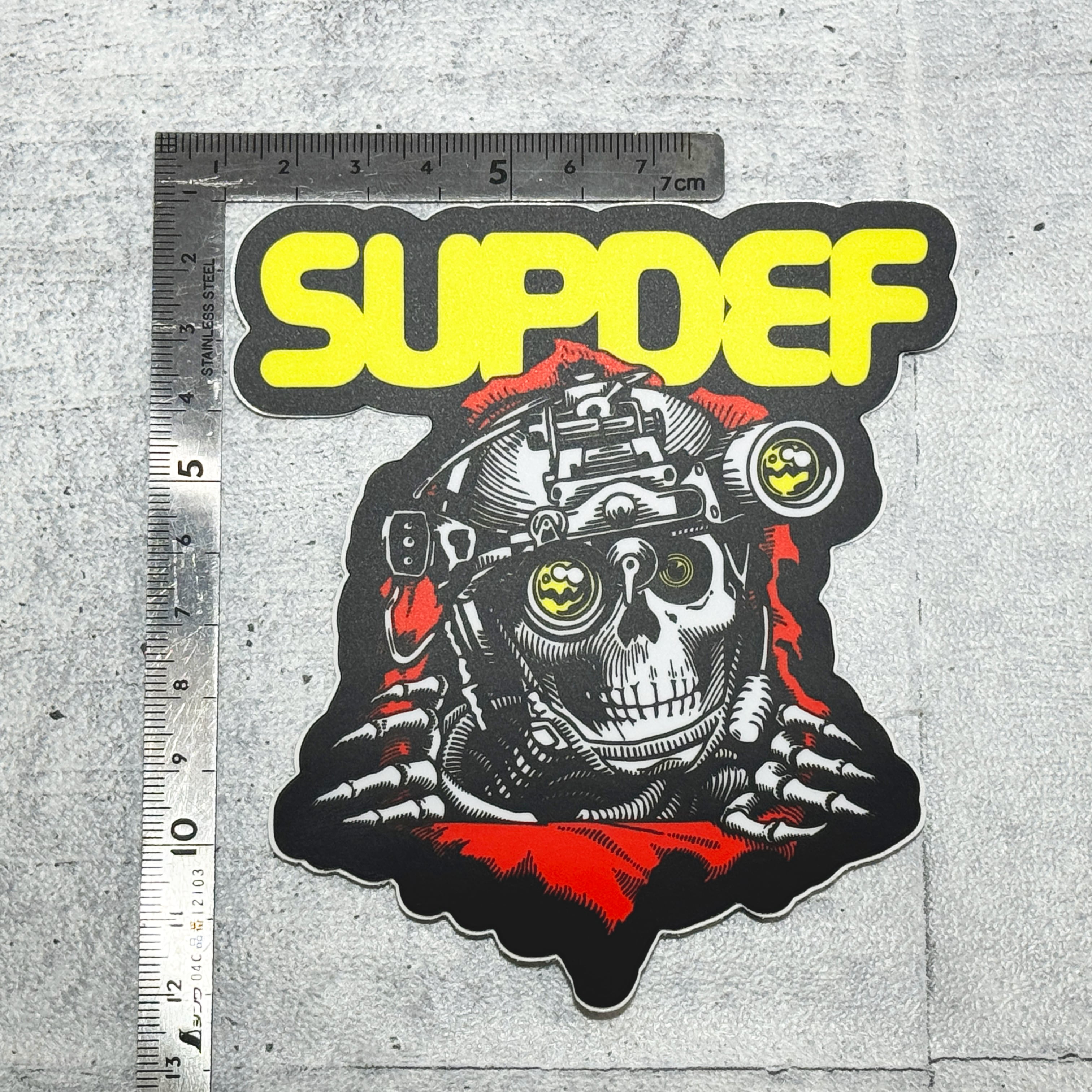 【実物】supdef パッチ SUPDEF】 Ripper Stickers リッパーステッカー 4枚セット Superior