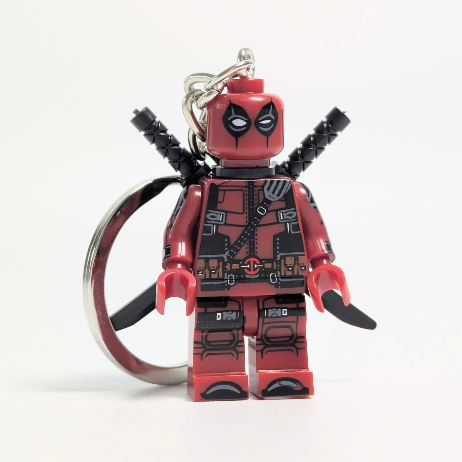 ♧【ブロックフィギュアキーホルダー】Deadpool ( デッドプール ) / X-MEN / デッドプール&ウルヴァリン / MARVEL〚アメリカン雑貨 アメトイ〛