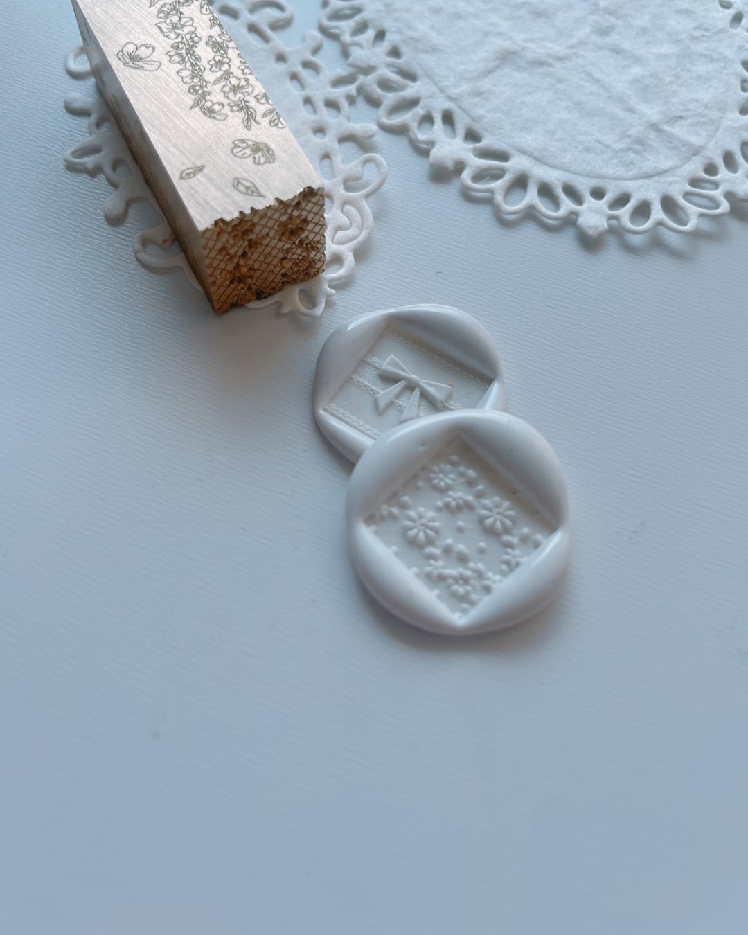 Wax Stamp - Flower&Ribbon/スタンプヘッド