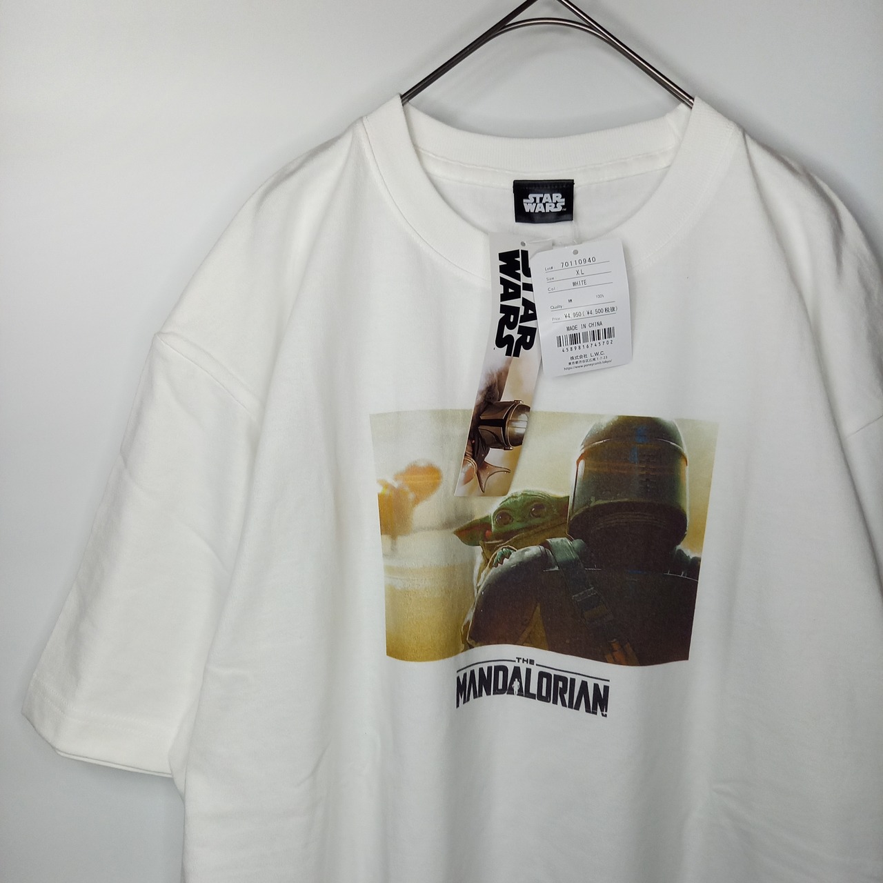 STAR WARS　クルーネック　グラフィック　Tシャツ　半袖　白