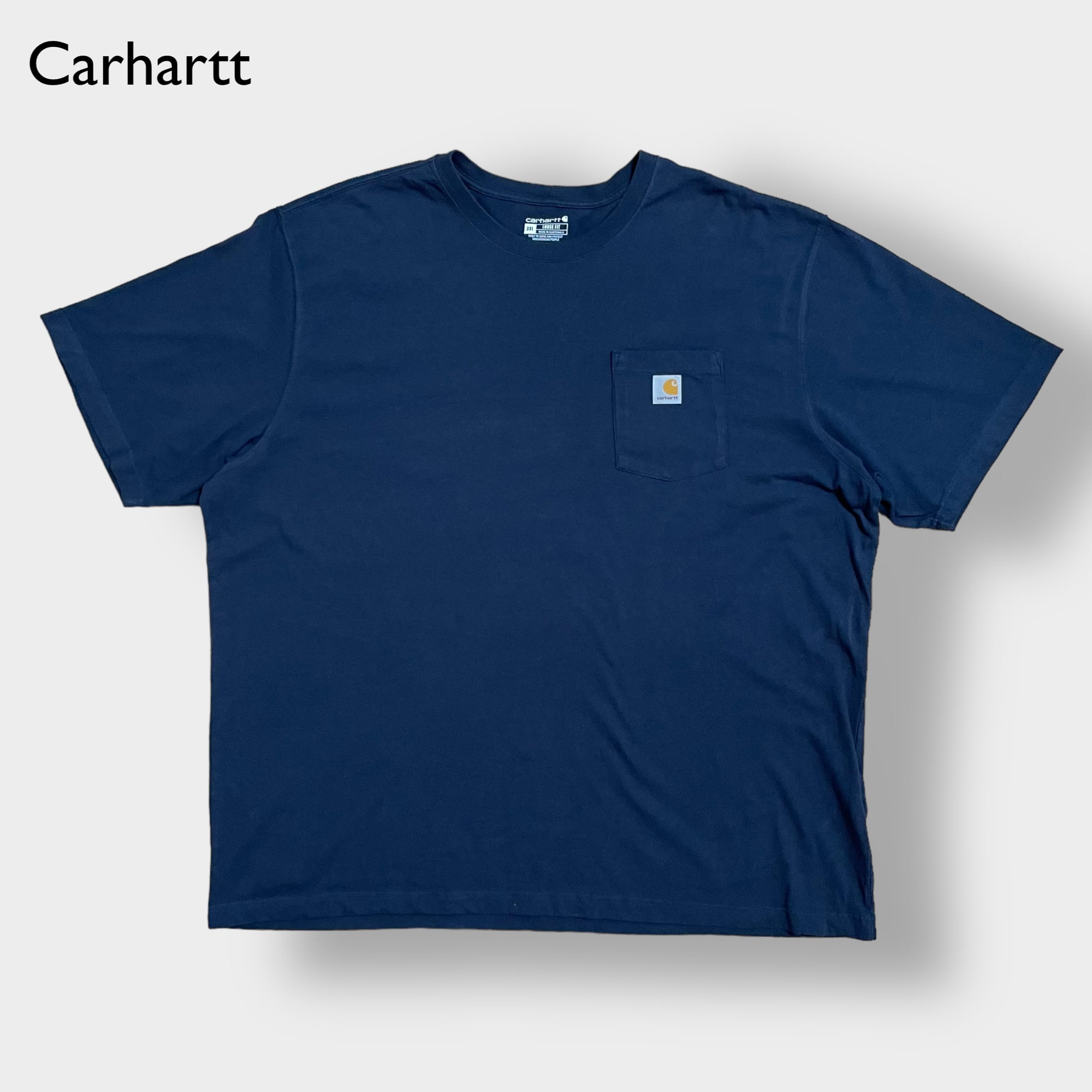 Carhartt BIGサイズ Tシャツ 3XL ネイビー