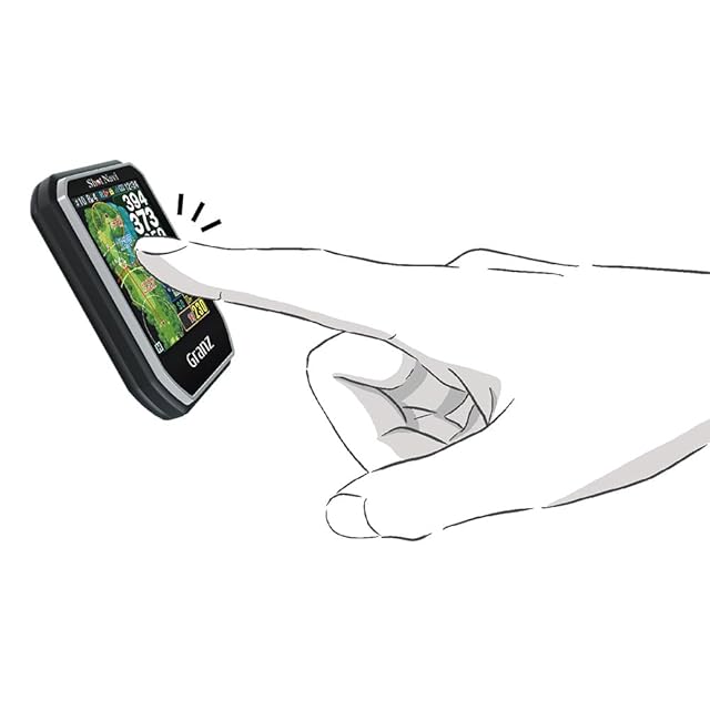 Shot Navi(ショットナビ) Granz BK ゴルフGPS タッチパネル どで Shot Navi(ショットナビ) Granz BK ゴルフGPS タッチパネル どで