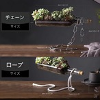 ワインボトル型フラワーポット 多肉植物フラワーポット