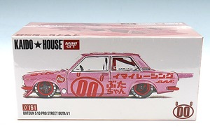MINI GT / ミニGT 1/64 ダットサン 510 プロストリート ぶた V1 左ハンドル KHMG161