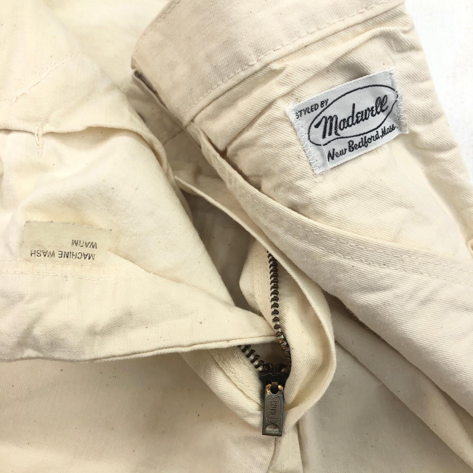 MADEWELL メイドウェル 70年代 ホワイト ペインター パンツ SCOVILL