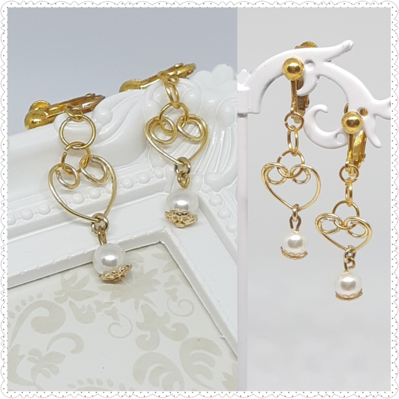 No.90】ハンドメイド ピアス イヤリング | mkraft♡ 