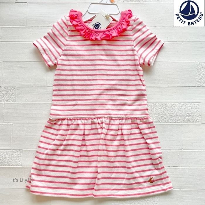 ラルフローレン　PETIT BATEAU ベビーワンピース　2着セット