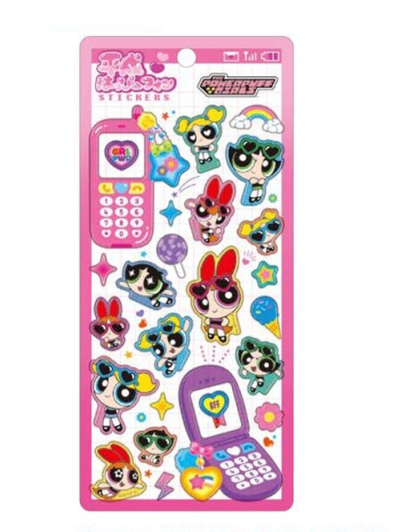 パワーパフガールズ 平成はっぴーフォンSTICKERS cru_139069