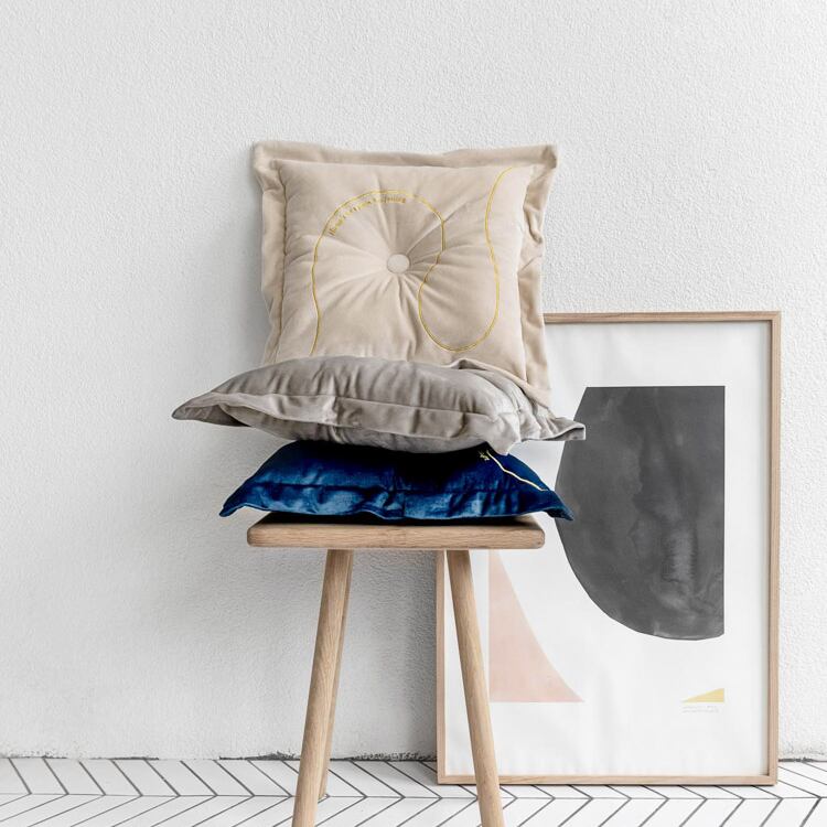【お取り寄せ】クッション アート2 北欧