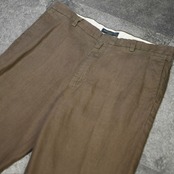 banana republic Dawson brown linen wide pants
