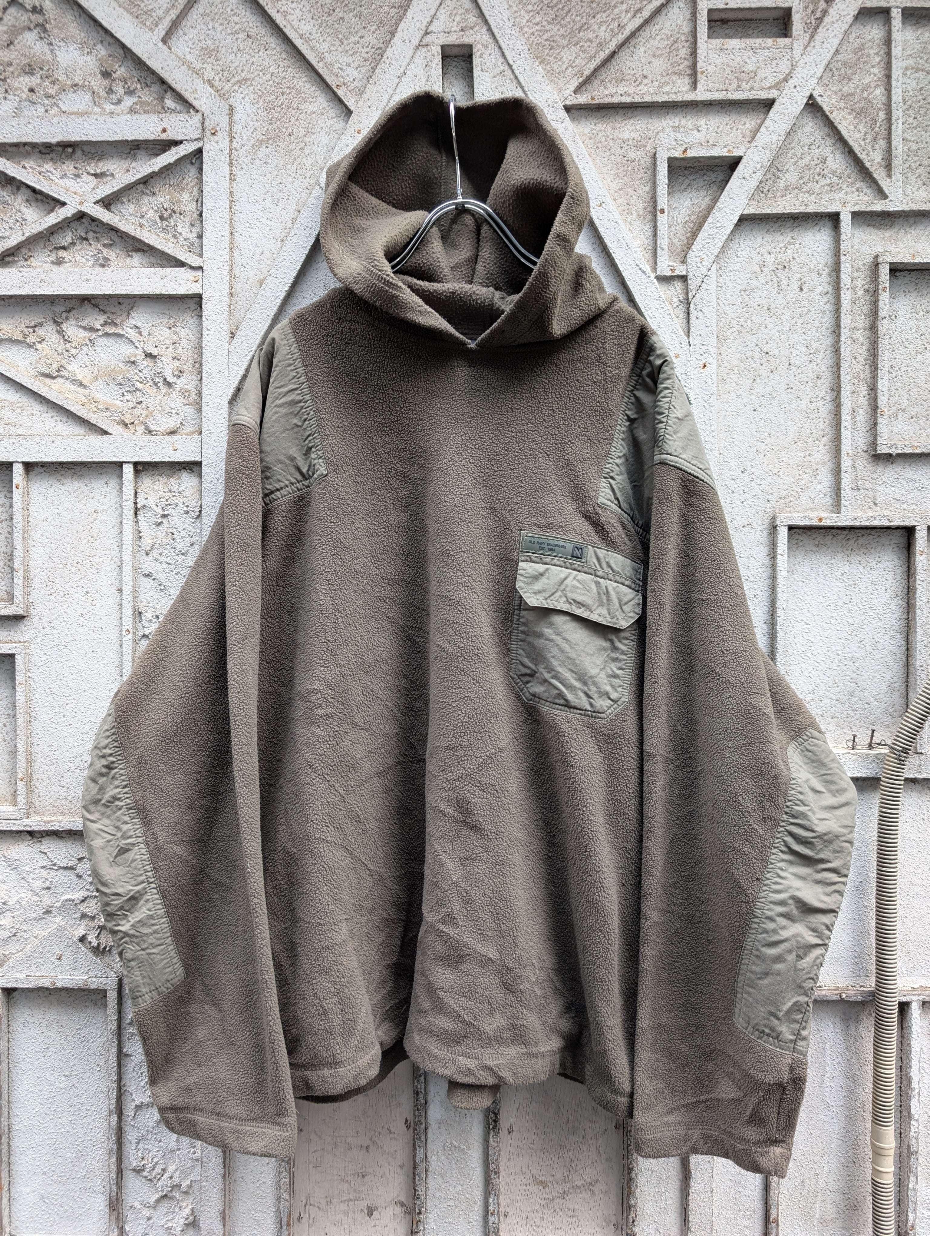 "OLD NAVY" fleece tech hoodie