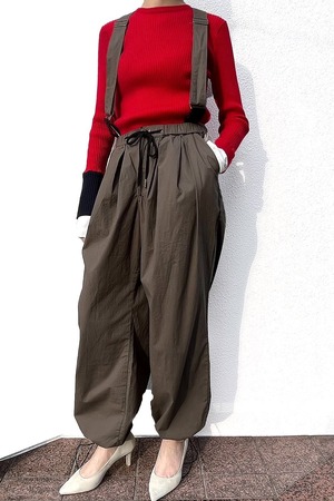 INDIMARK インディマーク ジーンズ デニム レディース パラシュート サロペット パンツ WJ124