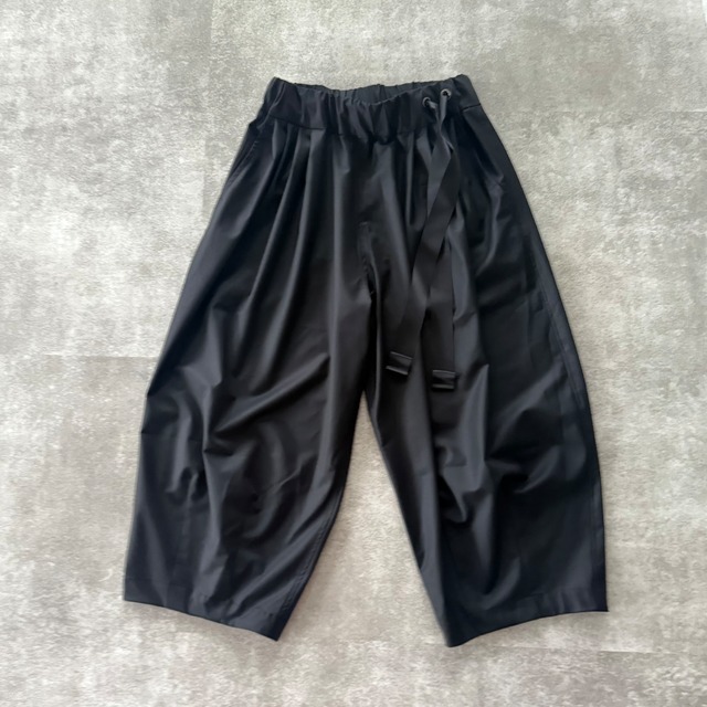 4tuck wide pants black