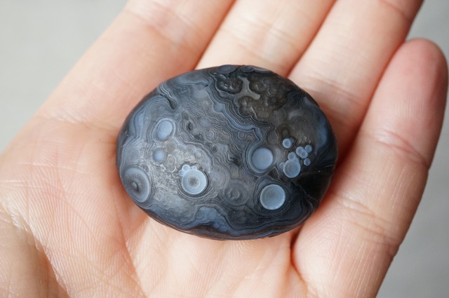 ゴビアゲート Gobi Desert Eye Agate 801