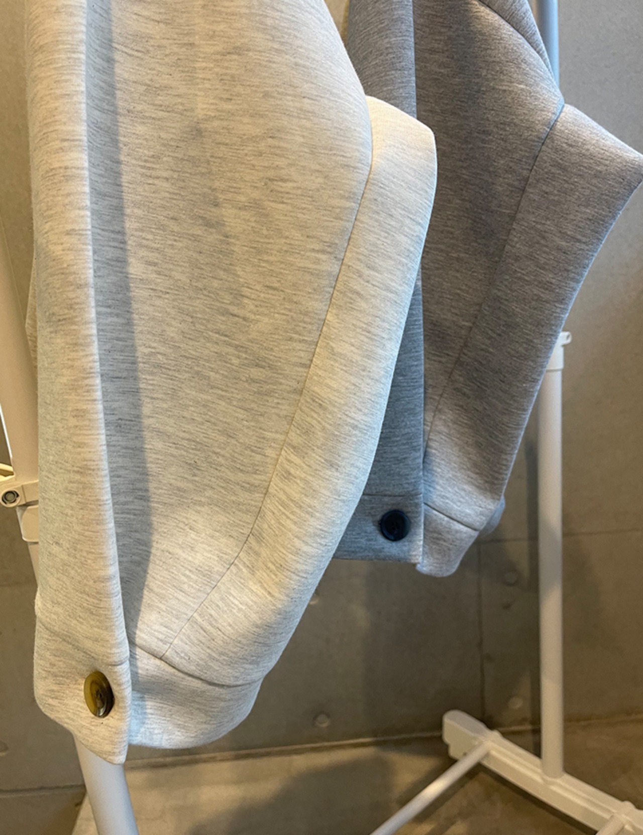 【25aw】Neoprene Parka_MelangeGray