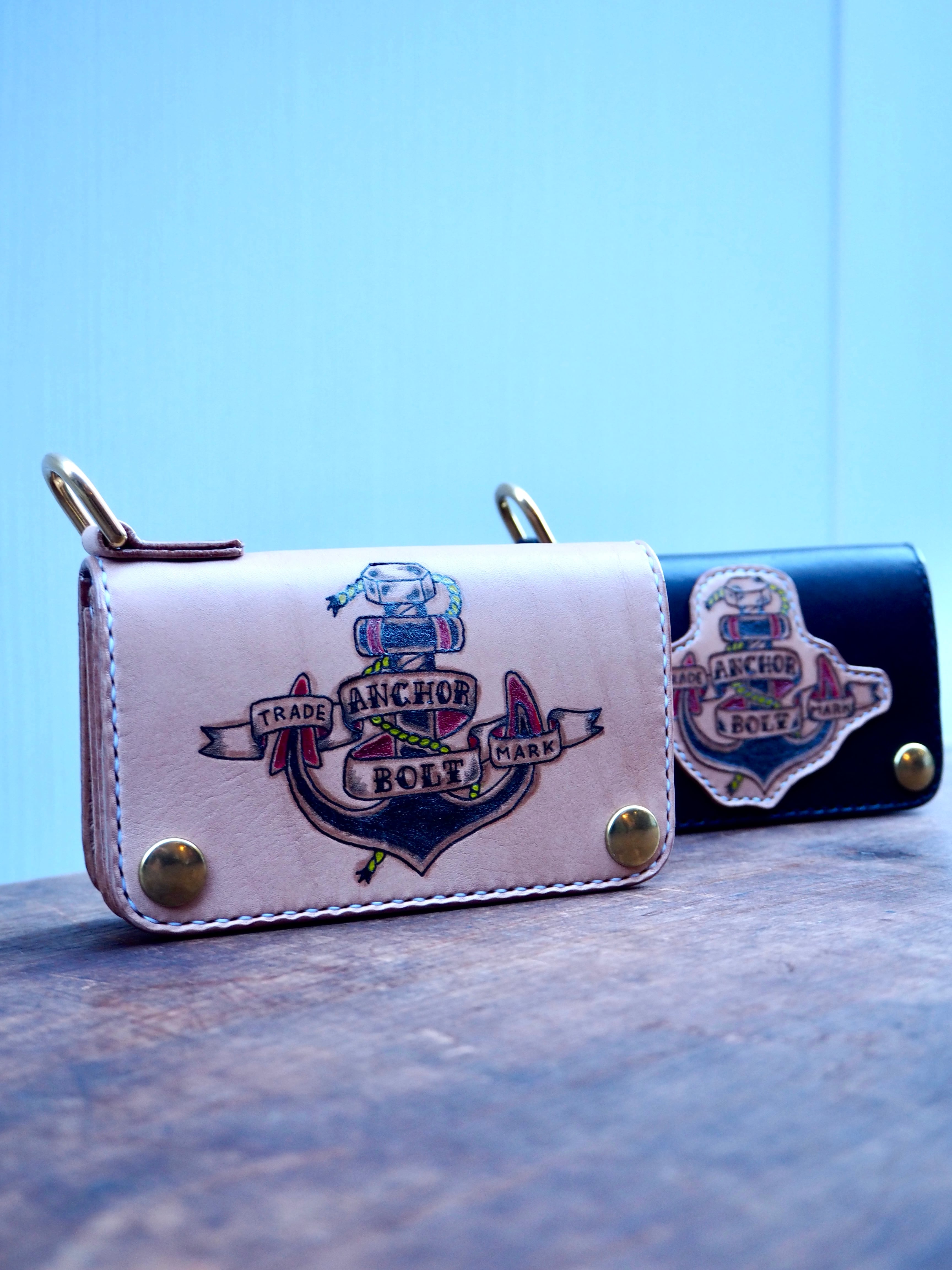 ミドルトラッカーウォレット MTW-01【クロムエクセル / 茶芯