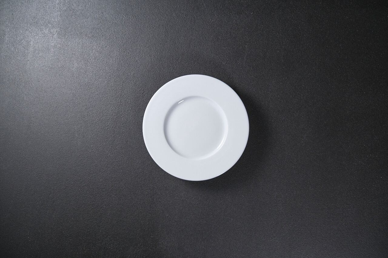 MORIYAMA クリスタルブラウン フラットプレート（足付） φ30.0cm
