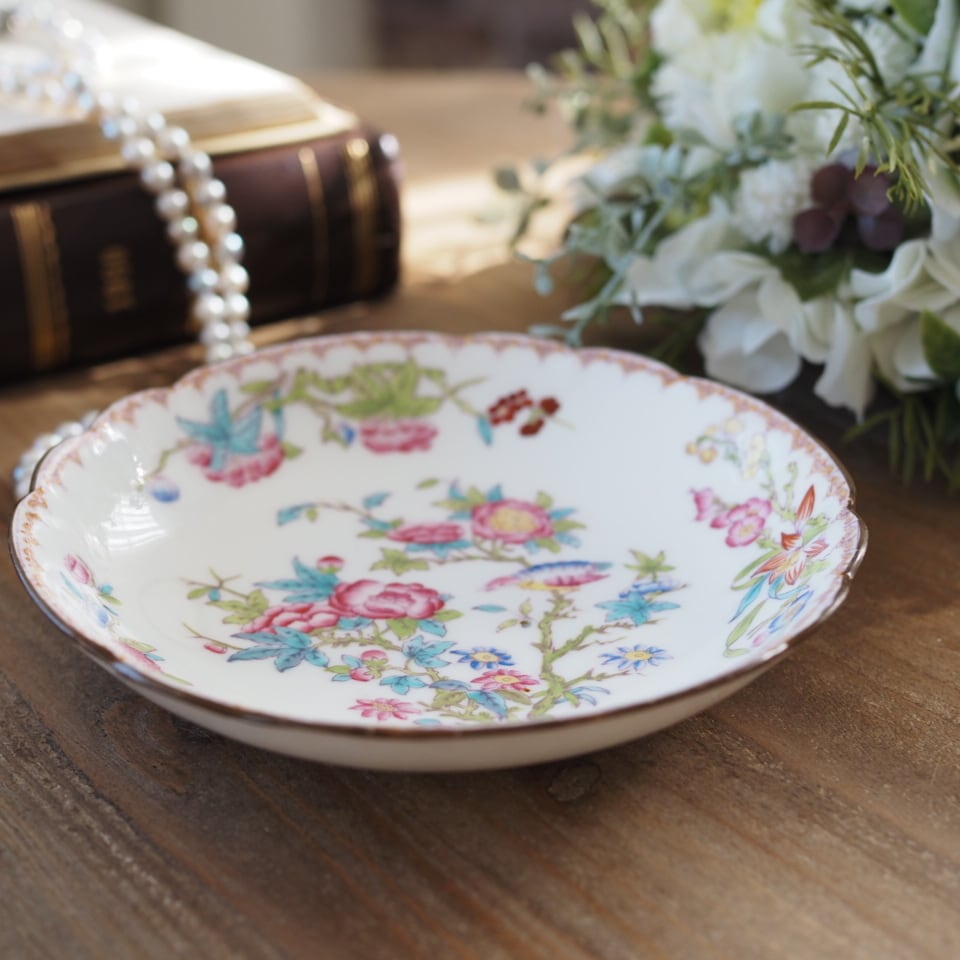 美品】英国ミントンminton 花鳥図柄 プレート単品 F1 | antique