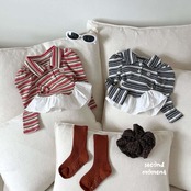 韓国子供服 / 26Autumn / 〖取寄〗second moment / クランチボリュームカラーTシャツ / キッズ服 / 女子服 *XS~JL*
