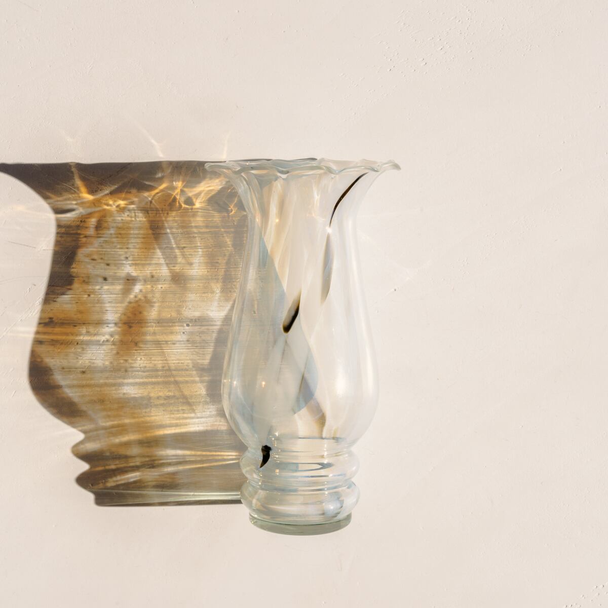 Marble Frill Vase