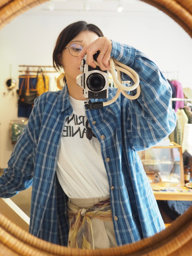 1990’s ROBERT STOCKS Cotton Plaid Shirt／L