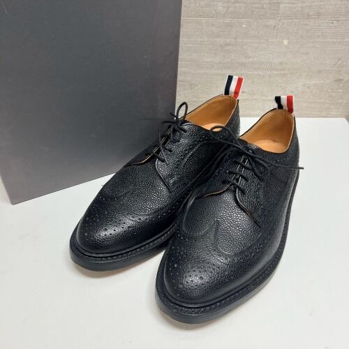 THOM BROWNE トムブラウン MFD002AP5210 英国製 トリコロール グレイン