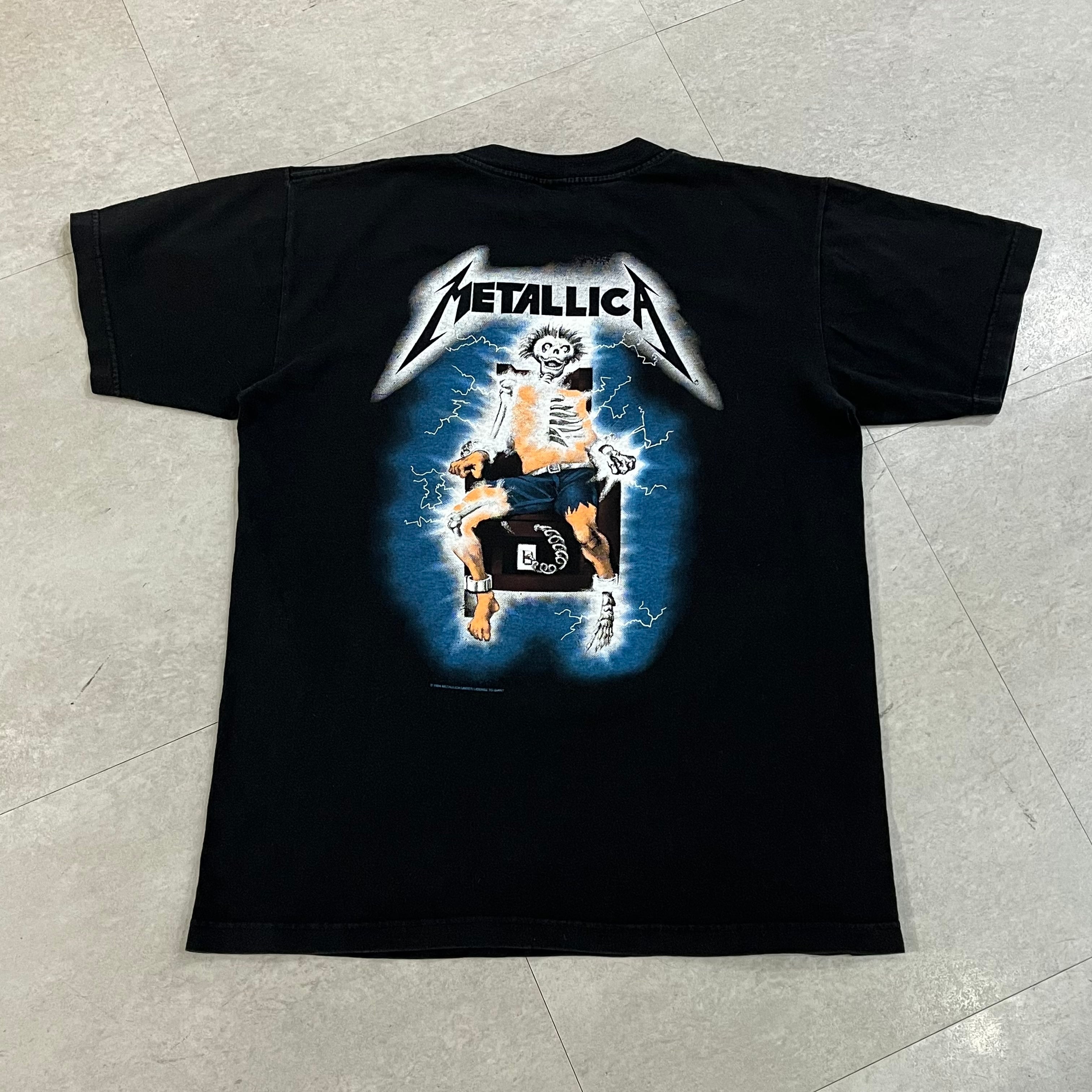 【定番】 METALLICA メタリカ 両面プリント Tシャツ コピーライト