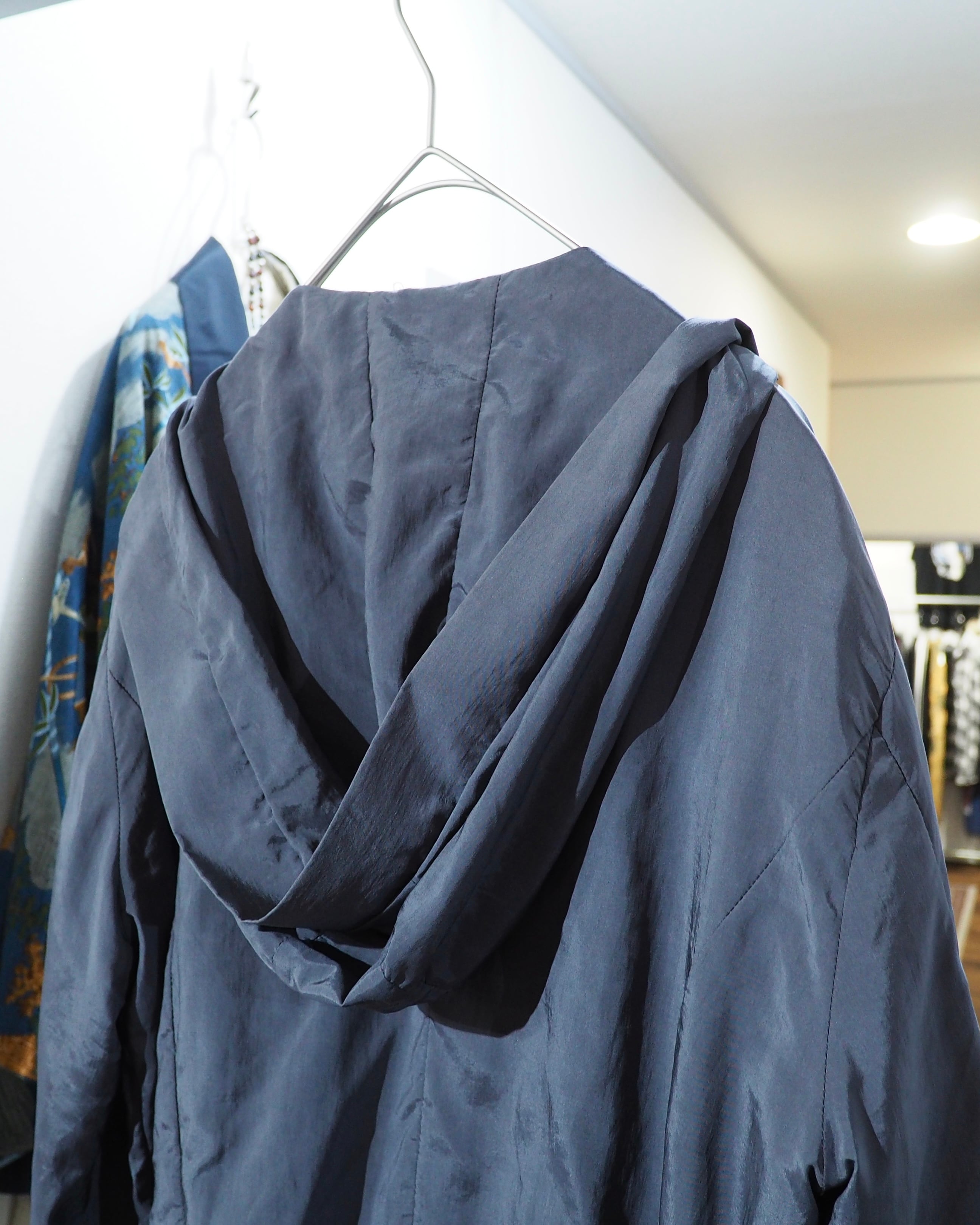 " DIESEL Black Gold " Grayish Purple Color Doubled zip jacket