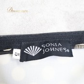 フラメンコ 衣装 SONIA JOHNES ソニアジョーンズ トップス ブラウス ブラック系 ホワイト系 レッド系 黒 赤 クリーム 水玉 レトロ ドット フリル かわいい ダンス パーティ 発表会 舞台衣装 おしゃれ ステージ衣装