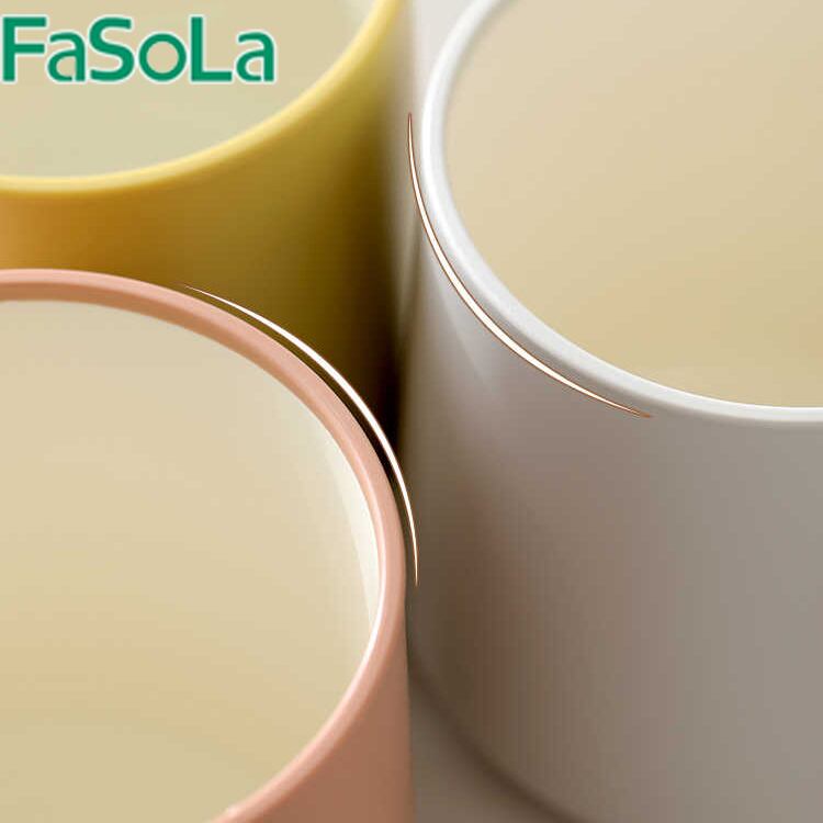 FaSoLa ペアうがいコップセット｜シンプルデザインのプラスチック製
