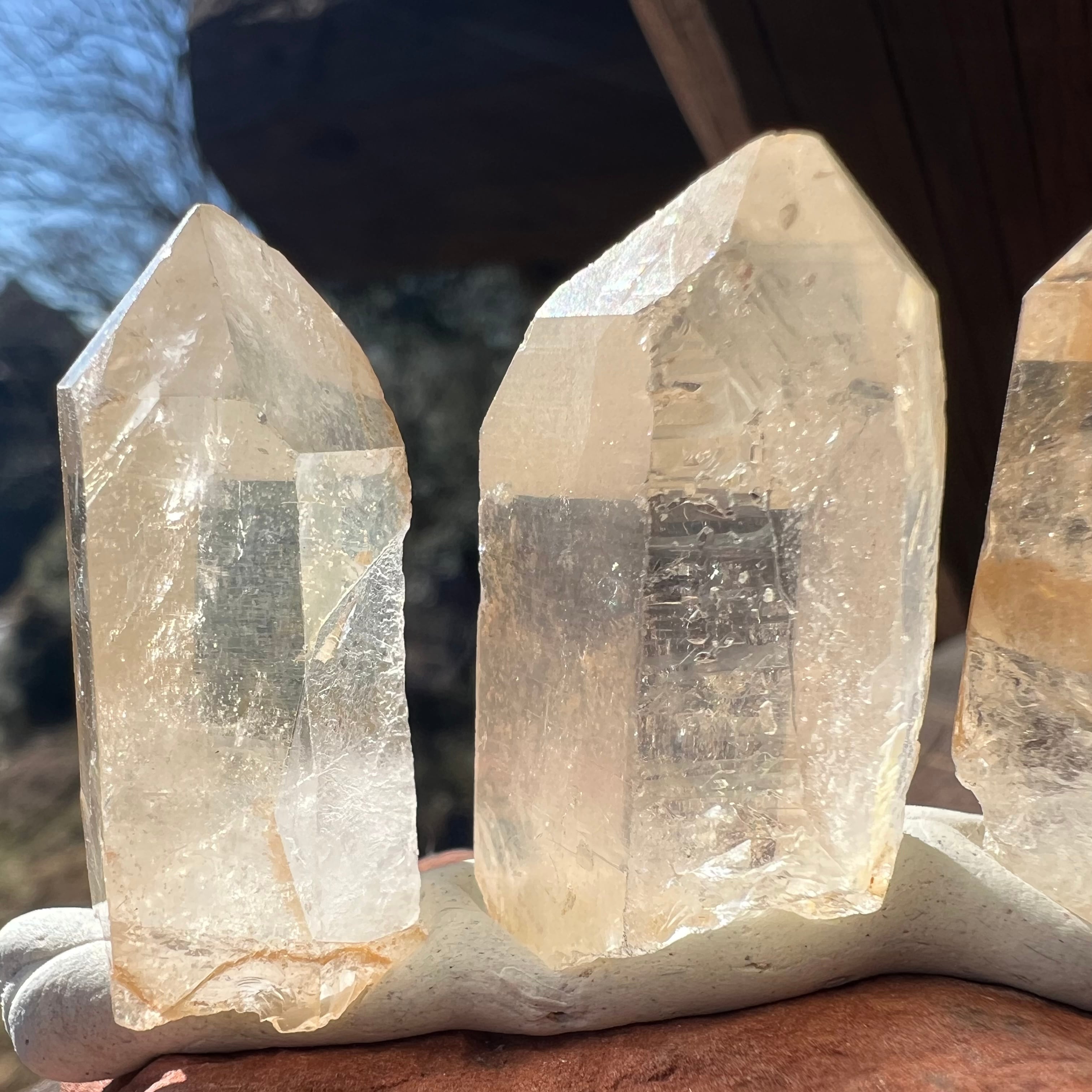 高品質 ブラジル産ゴールデンヒーラークォーツ スター⭐︎ スタンド付 高品質 ブラジル産ゴールデンヒーラークォーツ スター