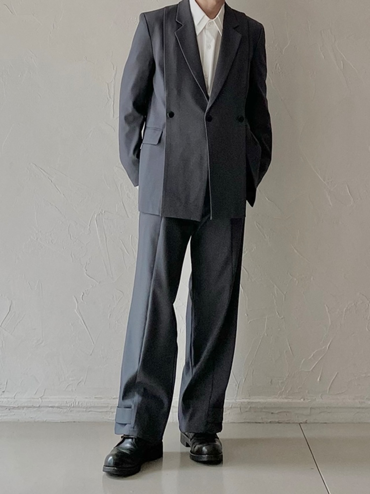 1st Different Jacket & Trousers /  2SET / GRAY - 1
