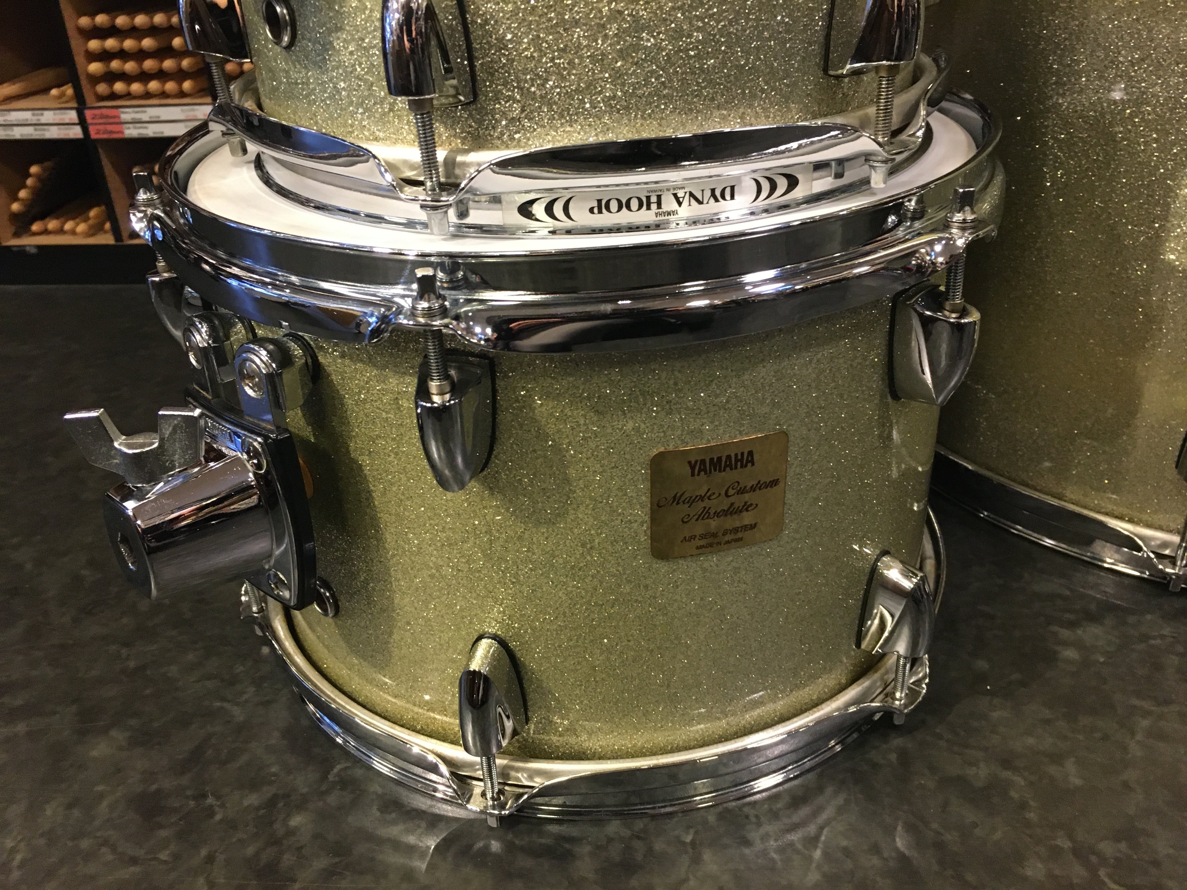 日本製 USED] YAMAHA MAPLE CUSTOM ABSOLUTE DRUM SET 22BD 8TT 10TT