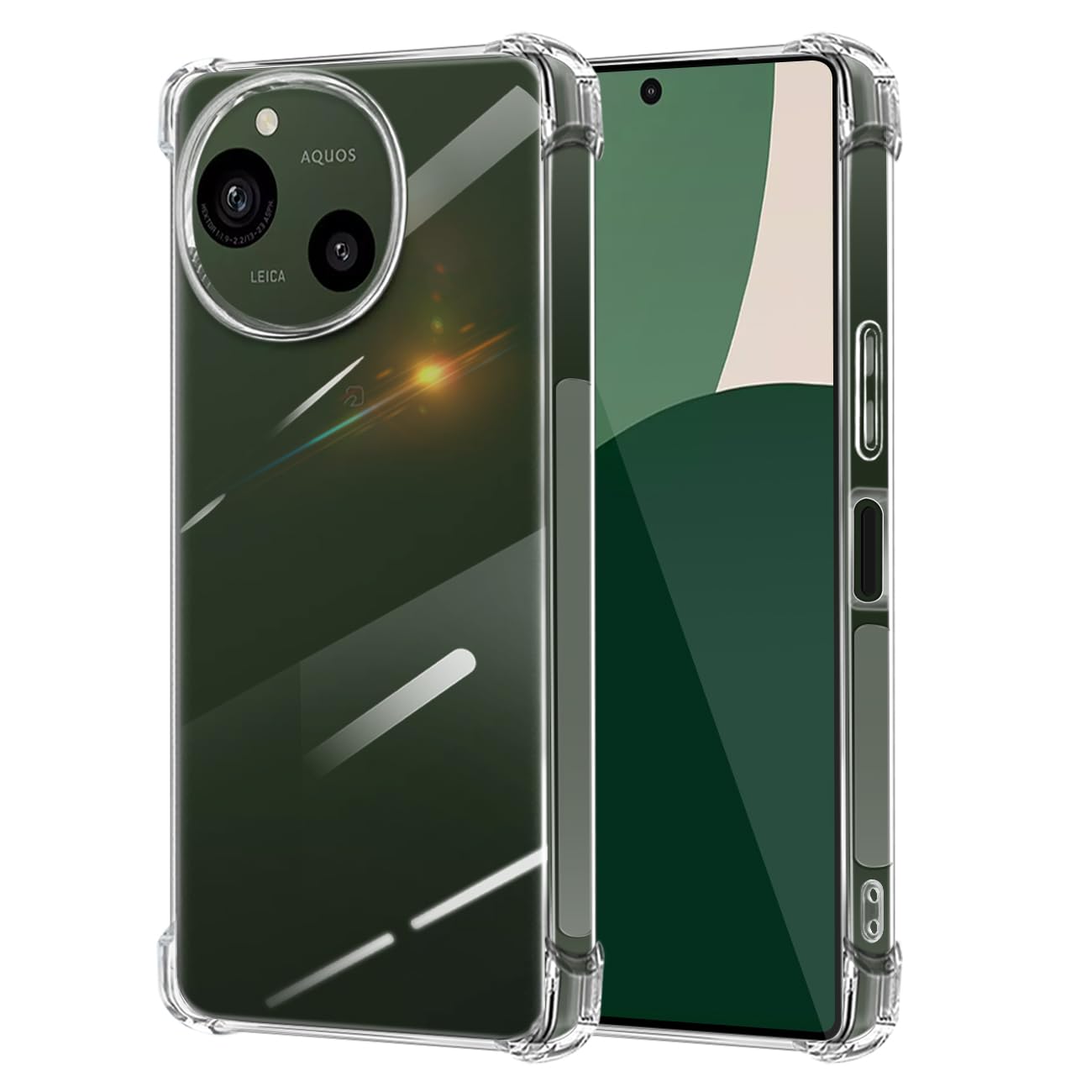 inxhey AQUOS R10/R9 ケース クリア SH-51E SH-M28 SH-51F A501SH SH-M31 耐衝撃 スマホケース アクオス R10 カバー
