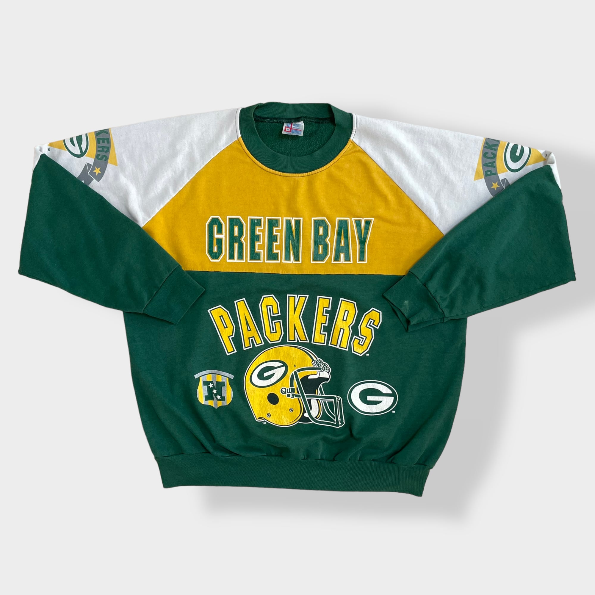 GARAN】80s 90s USA製 NFL GREENBAY PACKERS グリーンベイ・パッカーズ  