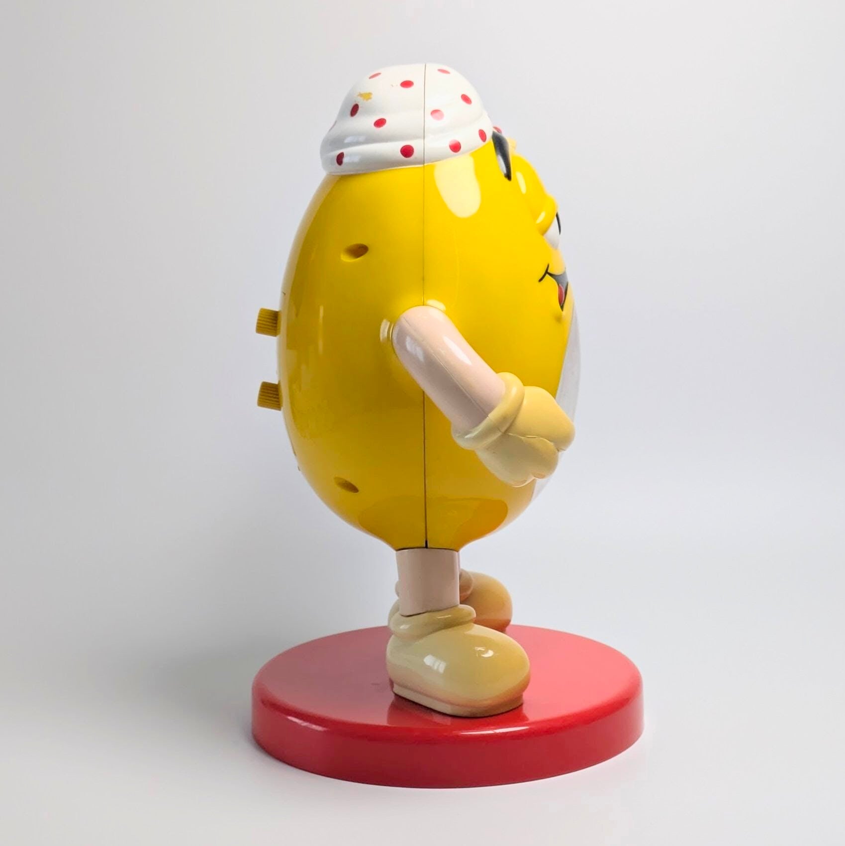 ☆ VINTAGE 90' JUNK ☆【 m&m's  ( エムアンドエムズ ) 】Alarm Bedside Clock Yellow / 目覚まし時計 / アラームクロック 〚アメリカン雑貨 アメトイ〛