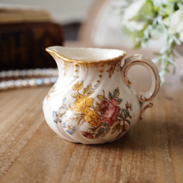 Sarreguemines Louis XV｜サルグミンヌ ルイ15世 花柄 ミニクリーマー A