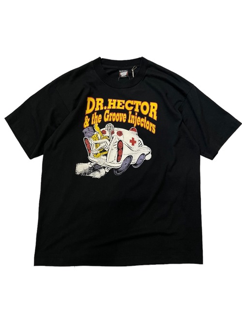 90s "Dr.HECTOR & the Groove Injectors" 1991 TOUR print T-shirt【北口店】アーティスト プリントTシャツ
