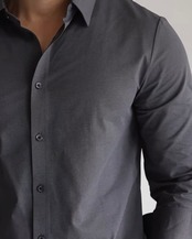 【機能端麗】吸湿速乾 ストレッチ長袖シャツ