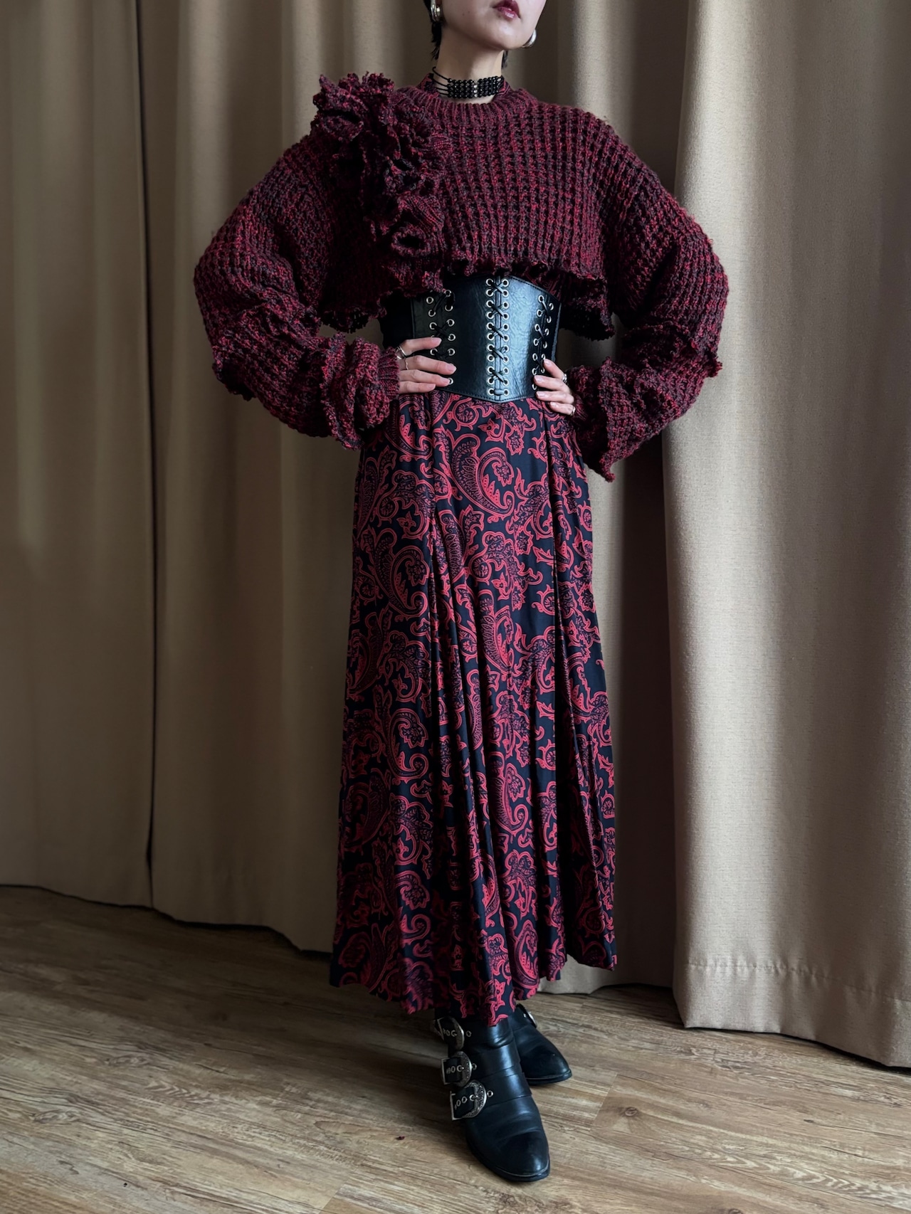 rose frill remake knit-5142-1