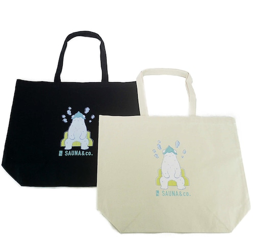 SAUNABEAR SAUNA PRINT TOTE BAG (L)