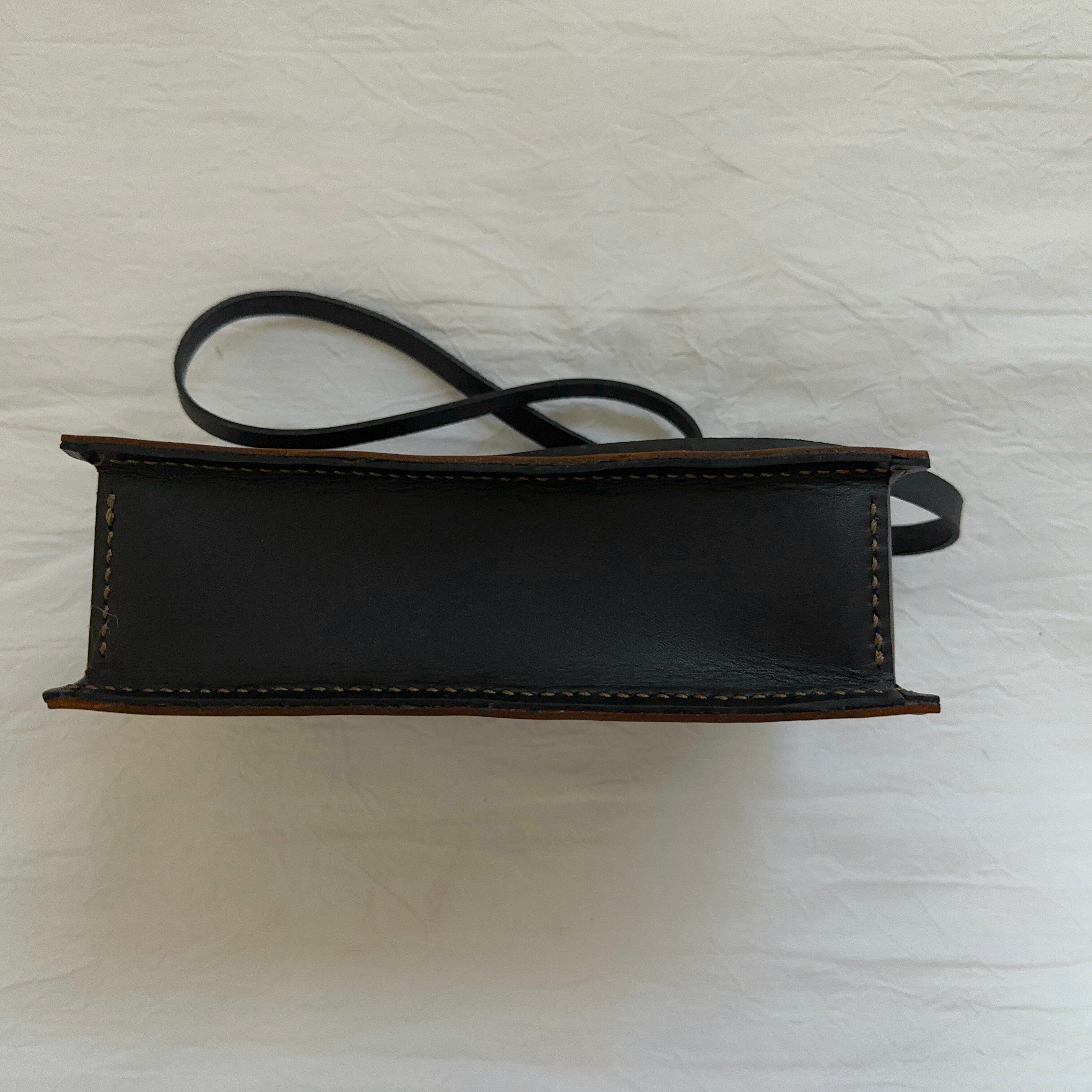 手作りポシェット ポーチ ウエストポーチ 本革 手作り ハンドメイド