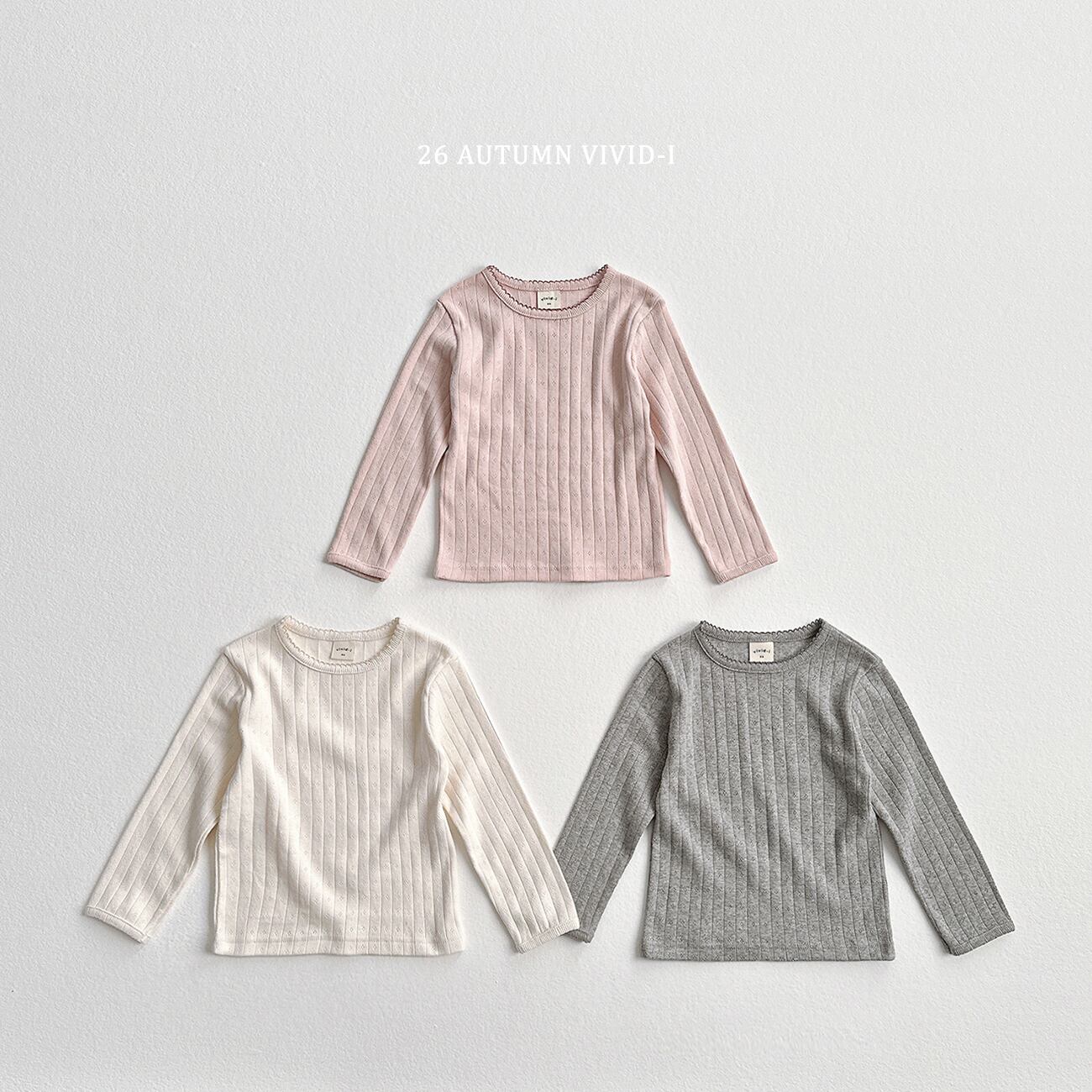 pincot eyelet tee【VIVID】※※10月下旬発送予定