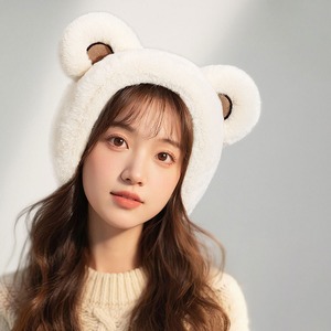 くま耳 イヤーウォーマー イヤーマフ レディース 秋冬 韓国 防寒 保温 大人 かわいい おしゃれ クマミミ ふわふわ ボア 耳当て 雪遊び スキー アウトドア 大人可愛い 大人女子