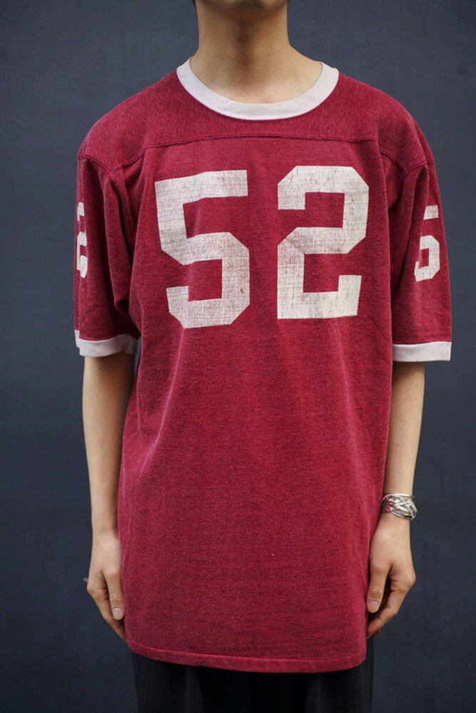 HANESPORT] Vintage Football Numbering Game Shirt [1960s-] Vintage