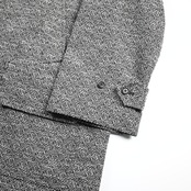 INTERIM / DOUBLE SIDED JACQUARD TWEED DEADSTOCK HYPER BIG HUNTING OVER COAT