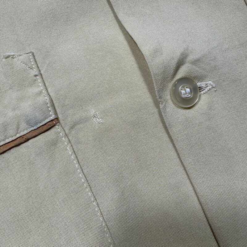 60's~ Hilton ヒルトン レーヨンボーリングシャツ チェーンステッチ