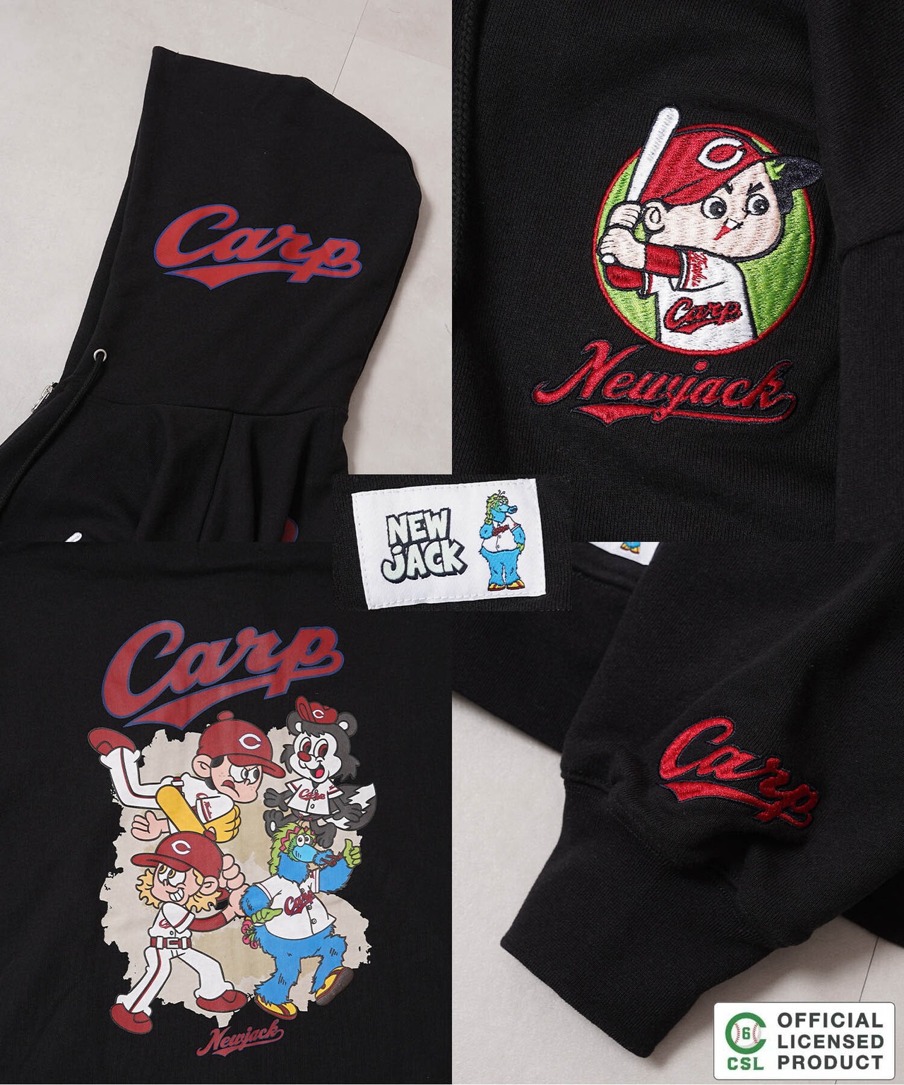 ◆【セ・リーグ】NEW JACK プロ野球 ZIPパーカー◆gt-nj26003