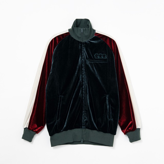 Velours track jacket（GREEN）