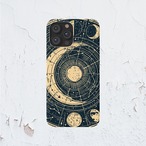 受注生産 iPhoneケース 天文円盤のクラシック星図｜天体図 STAR019B